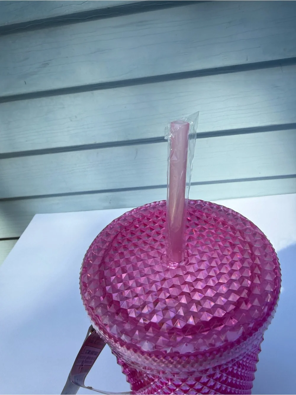 Hello Kitty Hot Pink Studded Tumbler with Straw
